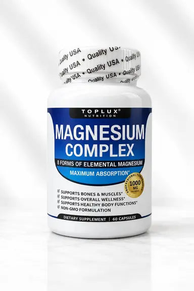 POTENTE FORMULA 8 EN 1 DE MAGNESIO BY TOPLUX NUTRITION