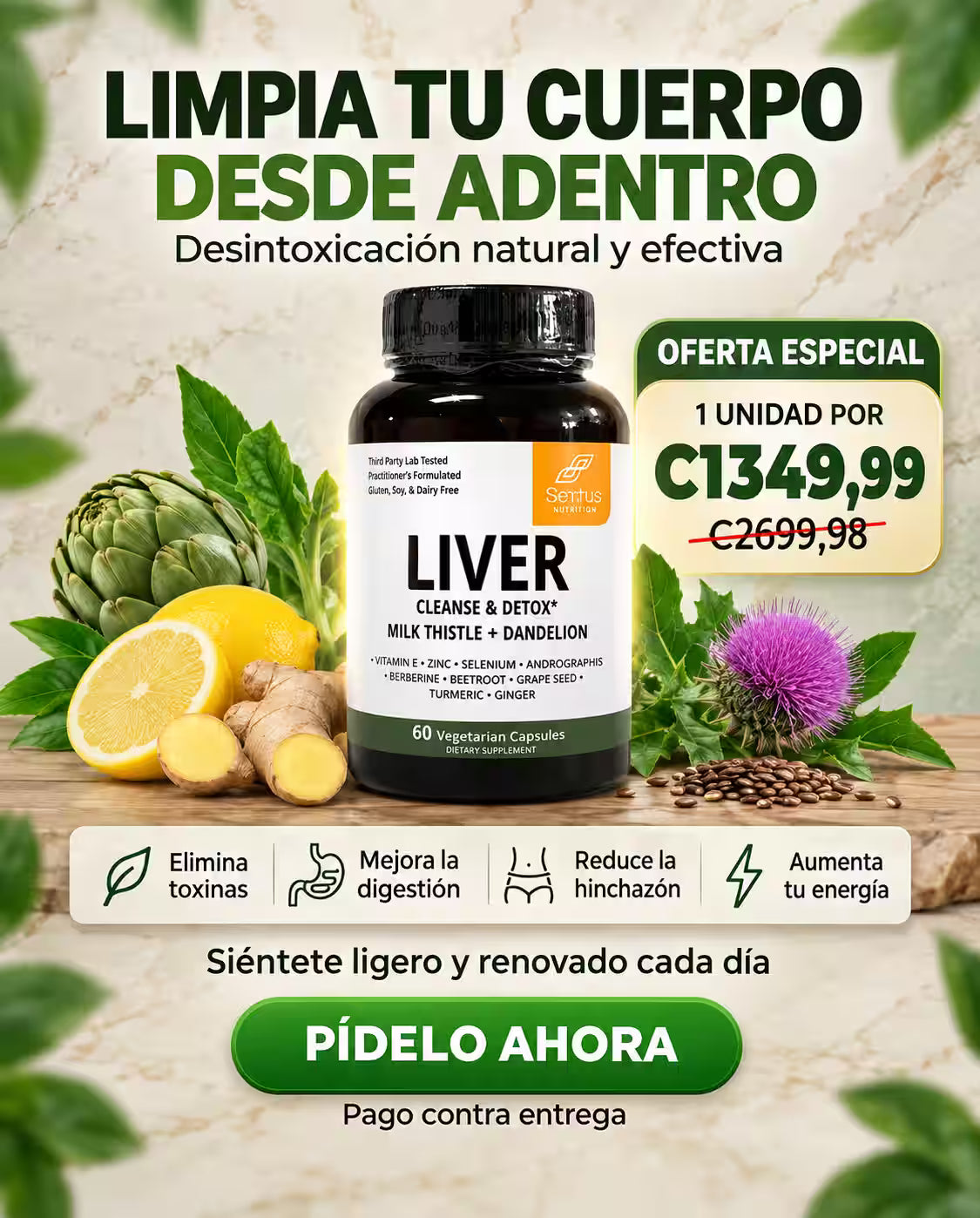 Liver Cleanse & Detox Bienestar Natural