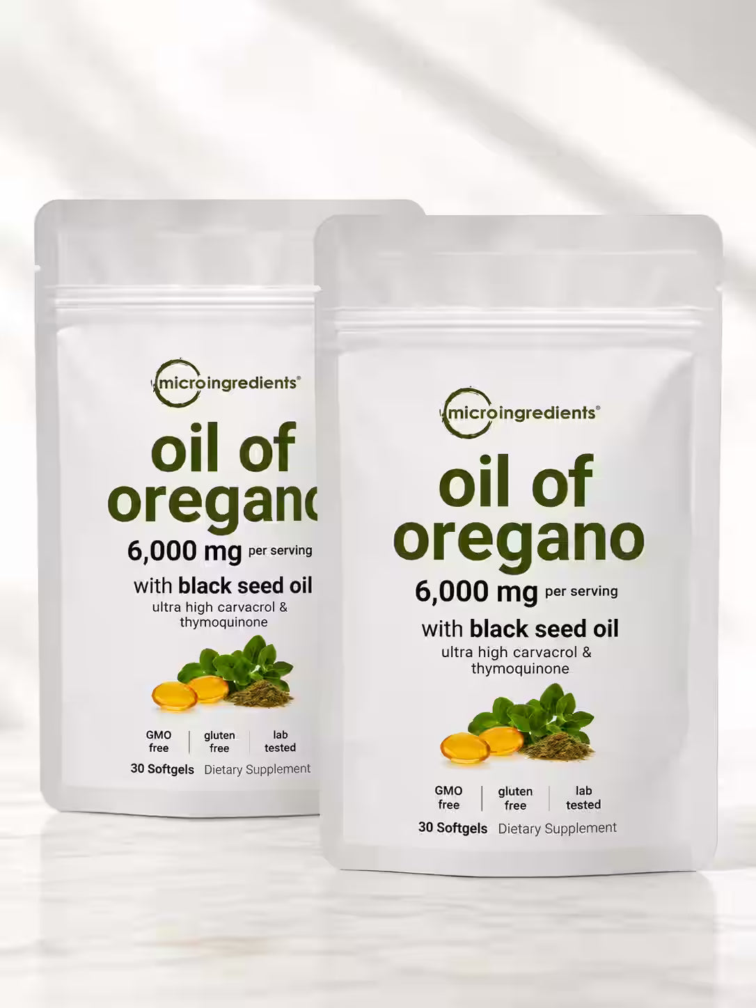 Aceite de Orégano + Semilla Negra | 30 Capsulas Blandas
